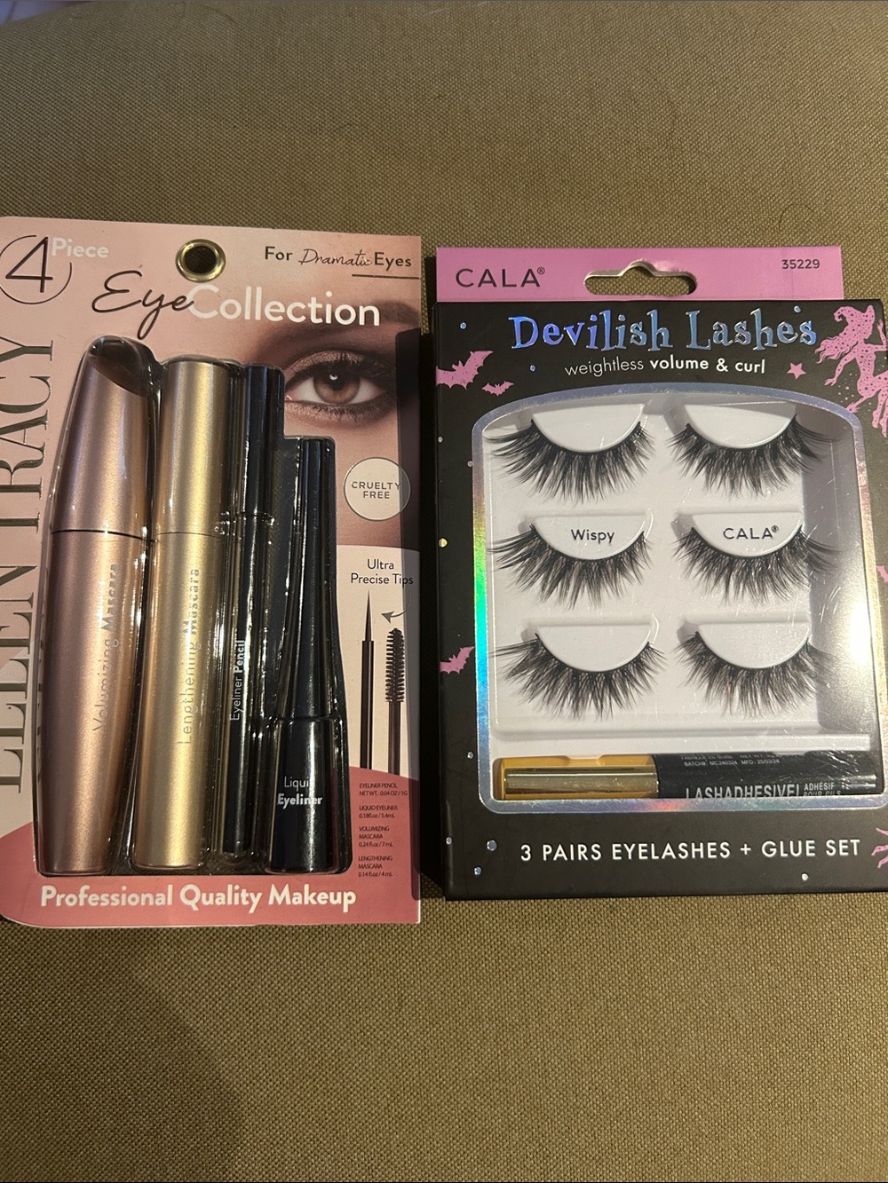 Bundle Mascara Eyeliner and eyelashes- new , black